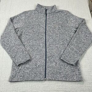 Columbia Jacket Mens Large Full Zip Fleece‎ Outdoors Hiking Lightweight
